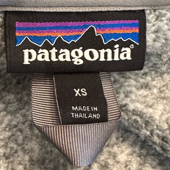 Patagonia Woman’s Better Sweater Gray Birch l 1/4 Zip Fleece Pullover Size XS - Picture 4 of 7